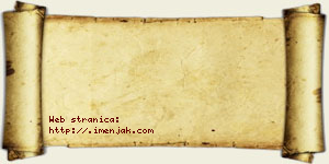 Hana Karanović vizit kartica